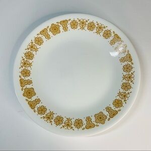 CORNING Corelle Butterfly Gold Bread‎ Plate Vintage